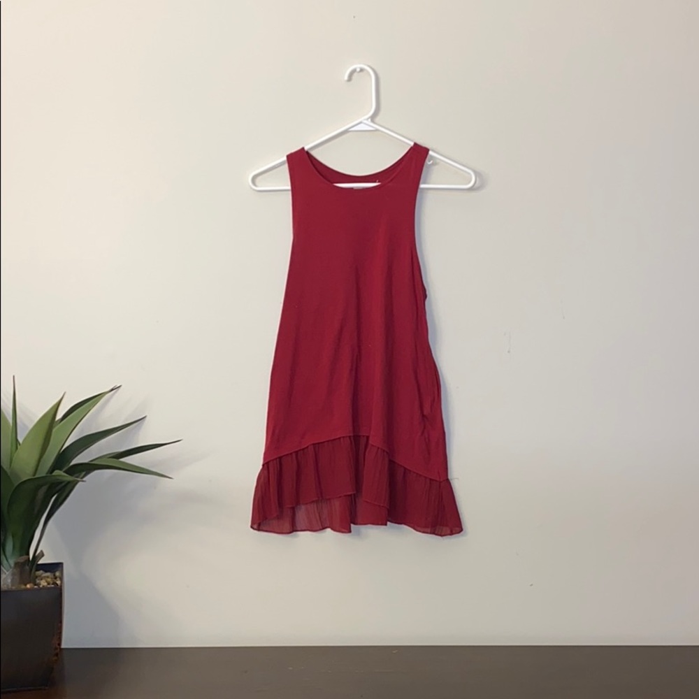 Ruffles Bottom Tank Top